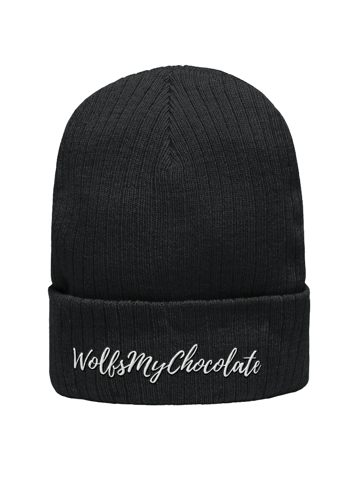 EcoRibbed: WolfsMyChocolate Recycled Knit Beanie product image (1)