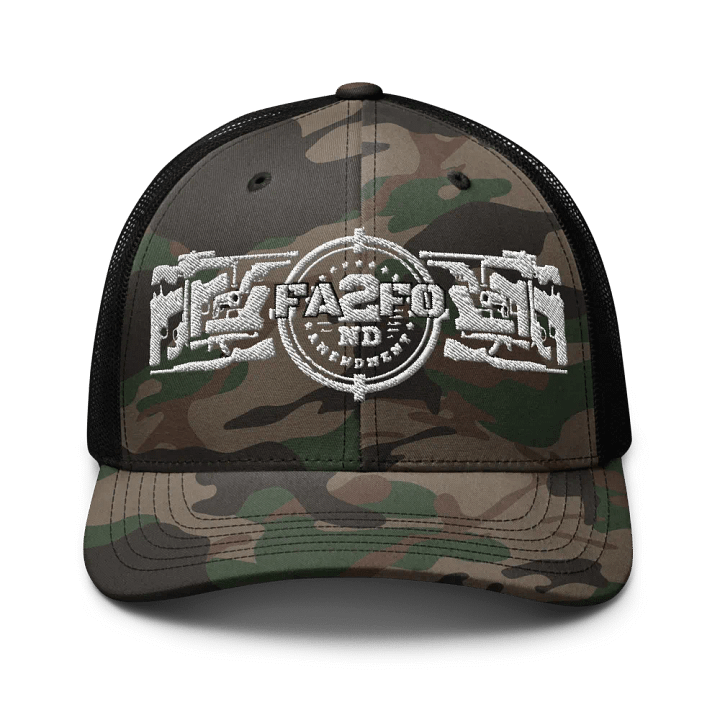 FA2FO 2nd Amendment Camo Trucker Hat product image (1)