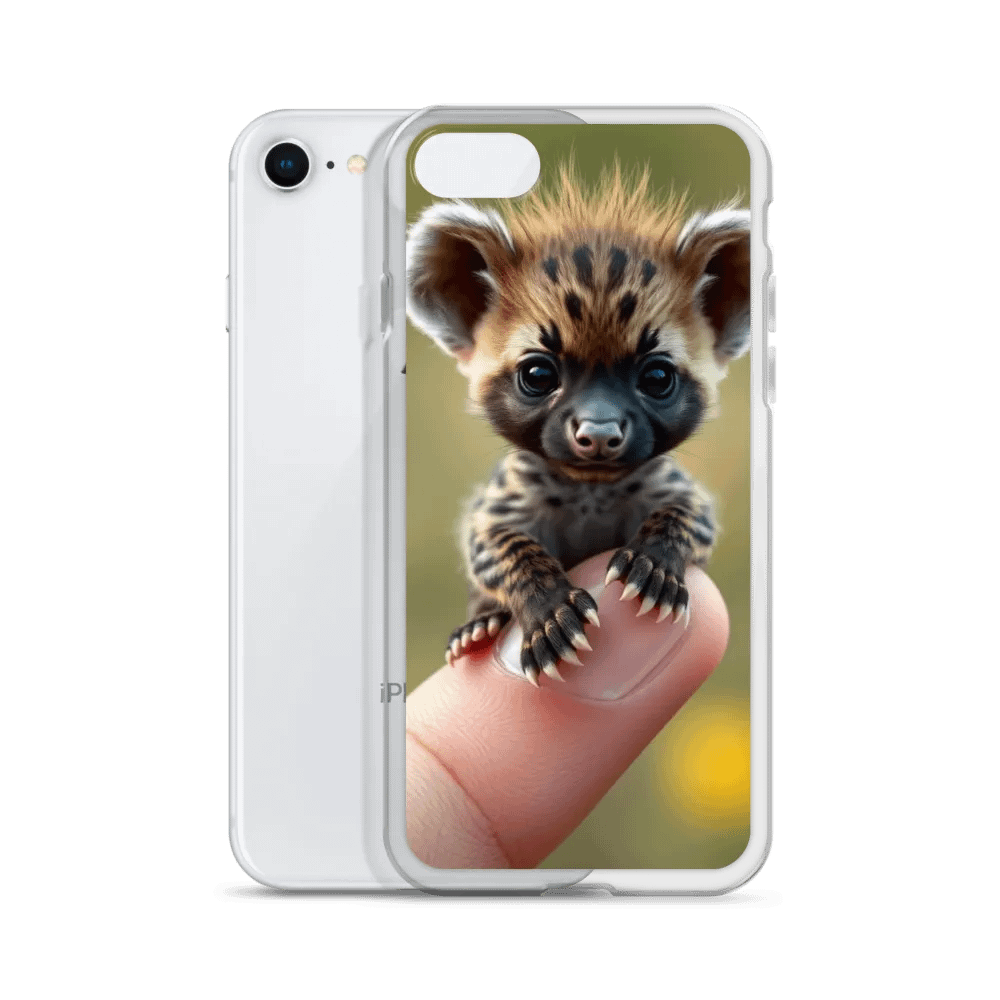 Tiny Wild Hyena iPhone Clear Case product image (51)