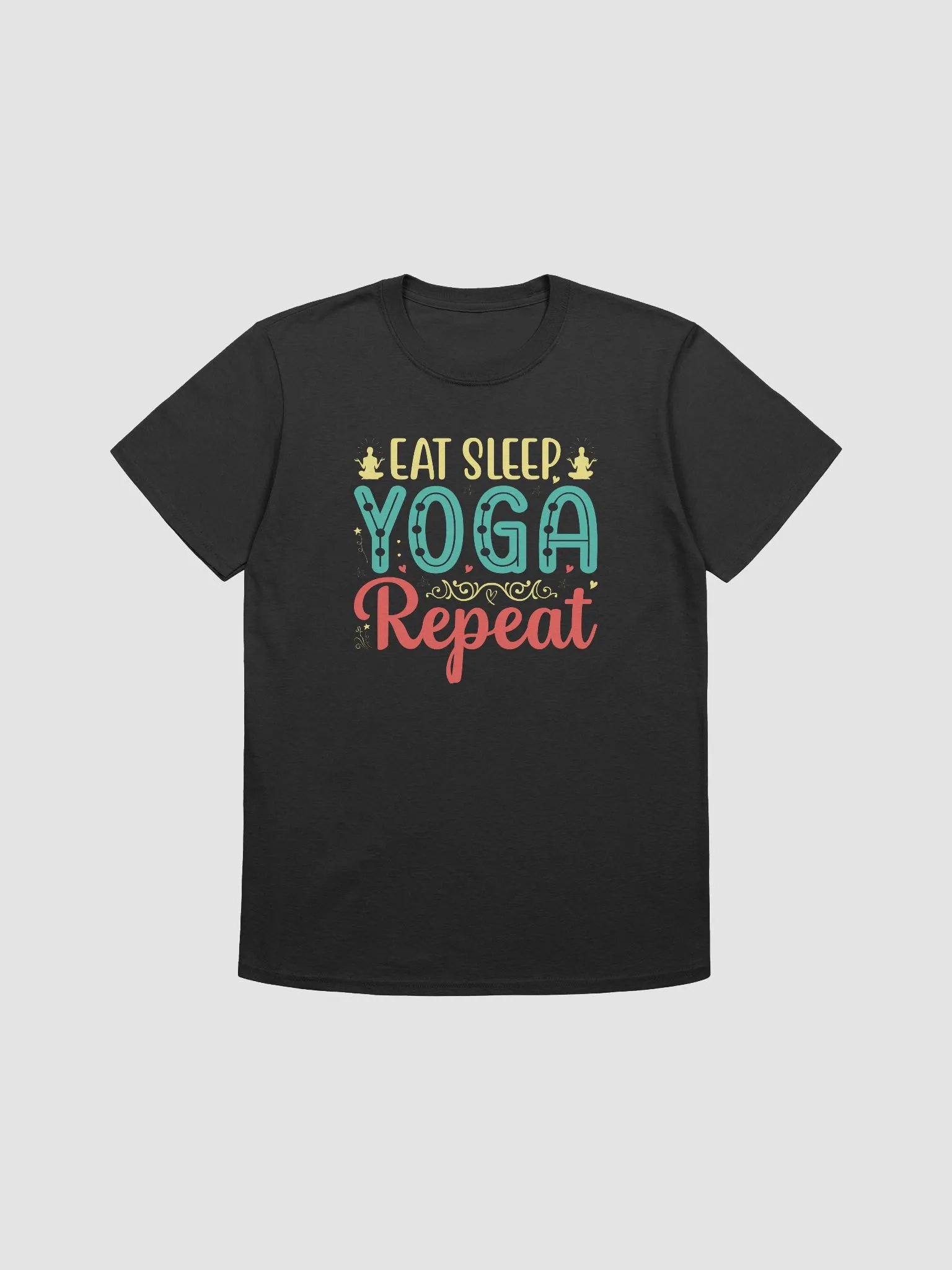 Eat Sleep Yoga Repeat T-shirt product image (1)