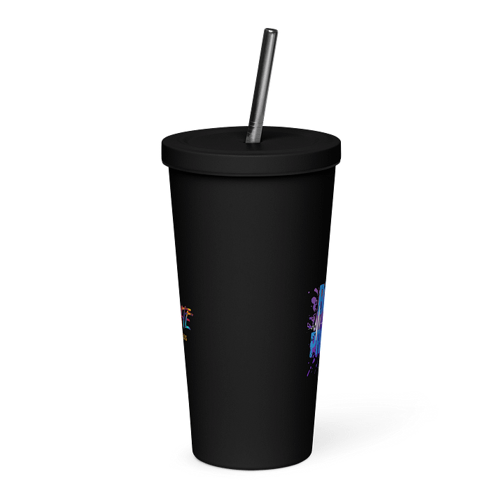 Create Greatness + Born to Prosper Vibrant Beats His Silhouette Insulated Tumbler product image (1)