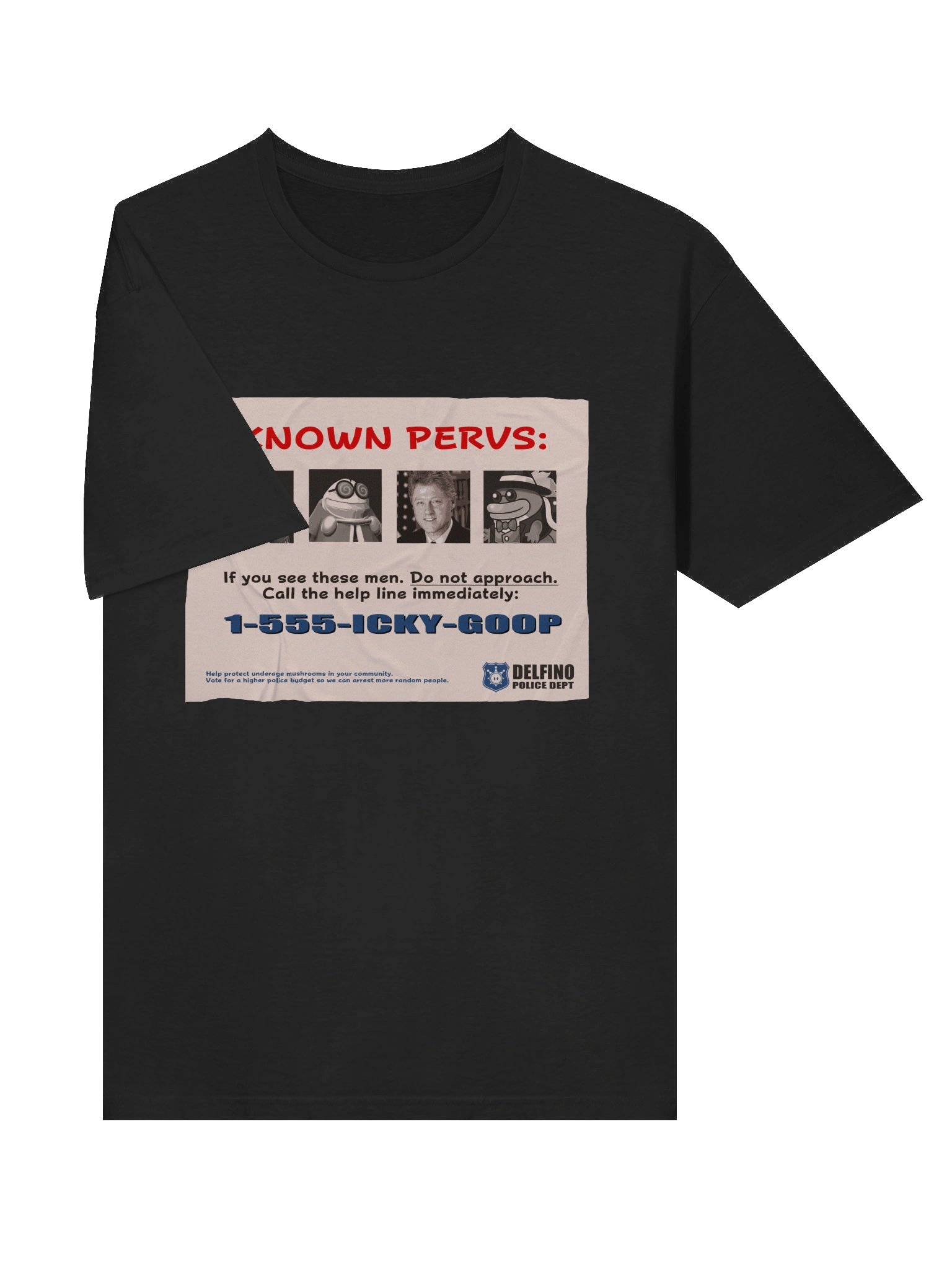 "Known Pervs" Poster Shirt (Bill Clinton) product image (25)