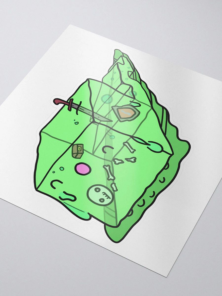 RPG Worm - Gelatinous Slime - Kiss Cut Sticker product image (3)