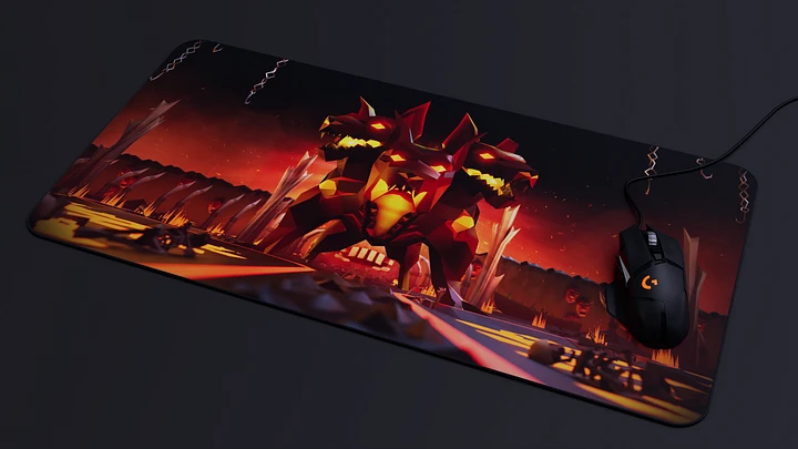 Cerberus | Large 3D Desk Mat product image (2)