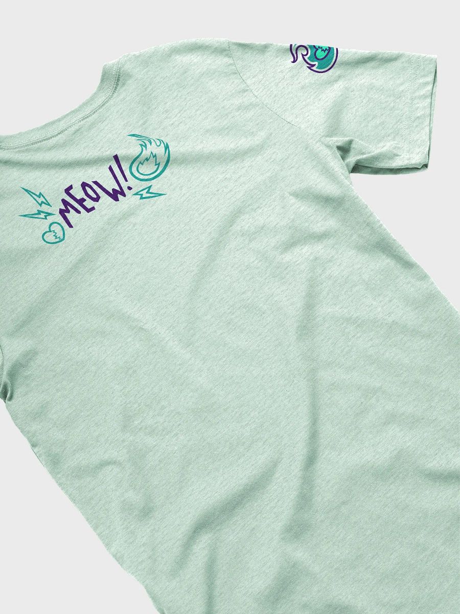 Heartbreaker Virtual Meow // T-Shirt - Teal Light Mode product image (4)