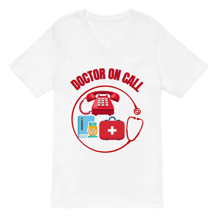 Doctor On Call V-Neck Tee product image (6)