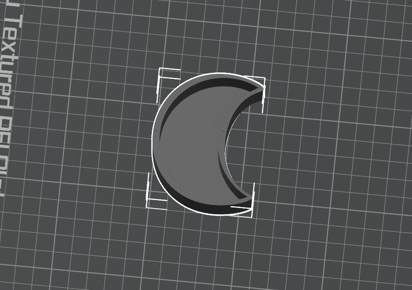 STL File - 3D printable half moon mold product image (3)