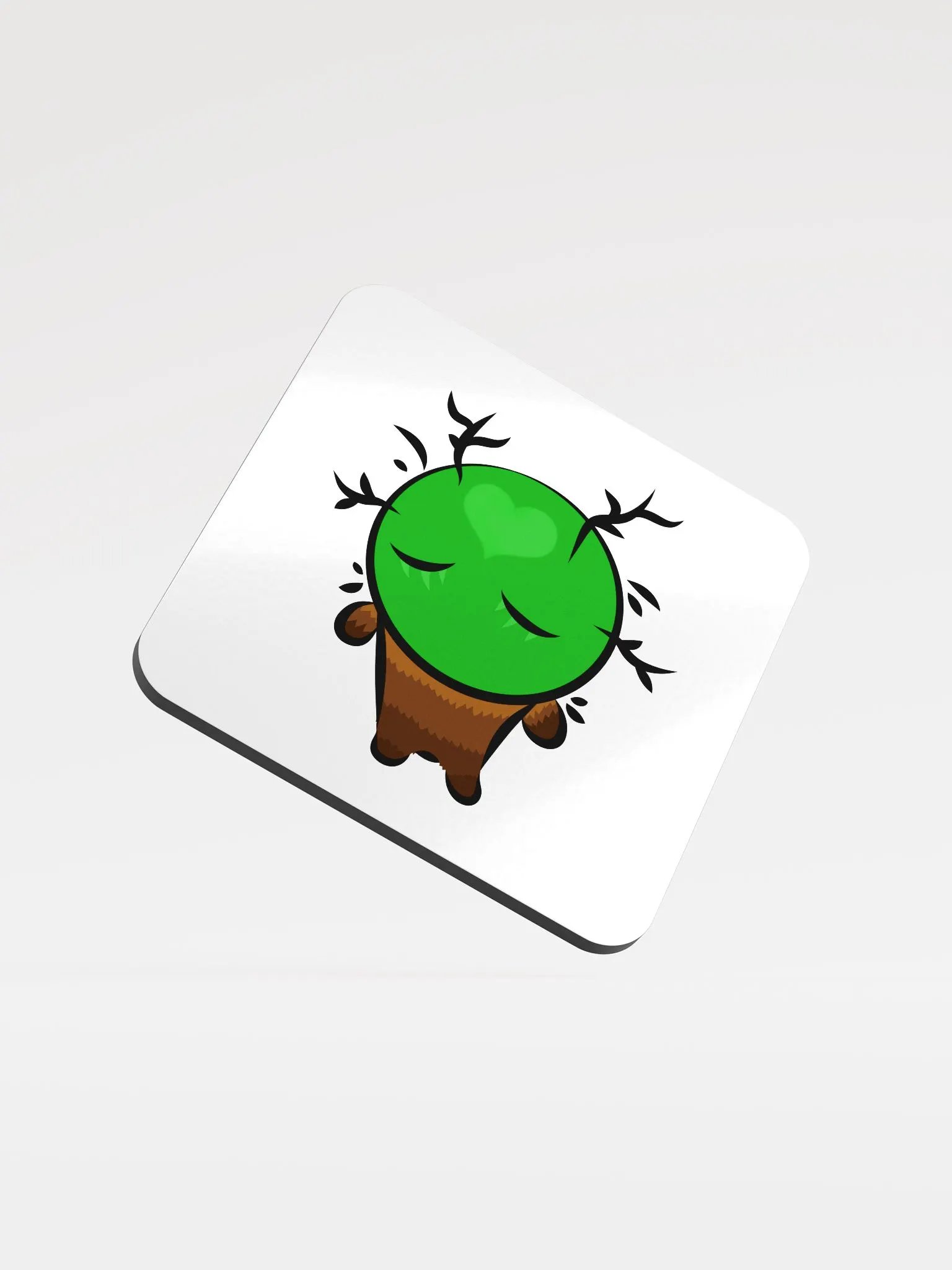Frank Heart Glossed Cork Coaster product image (2)