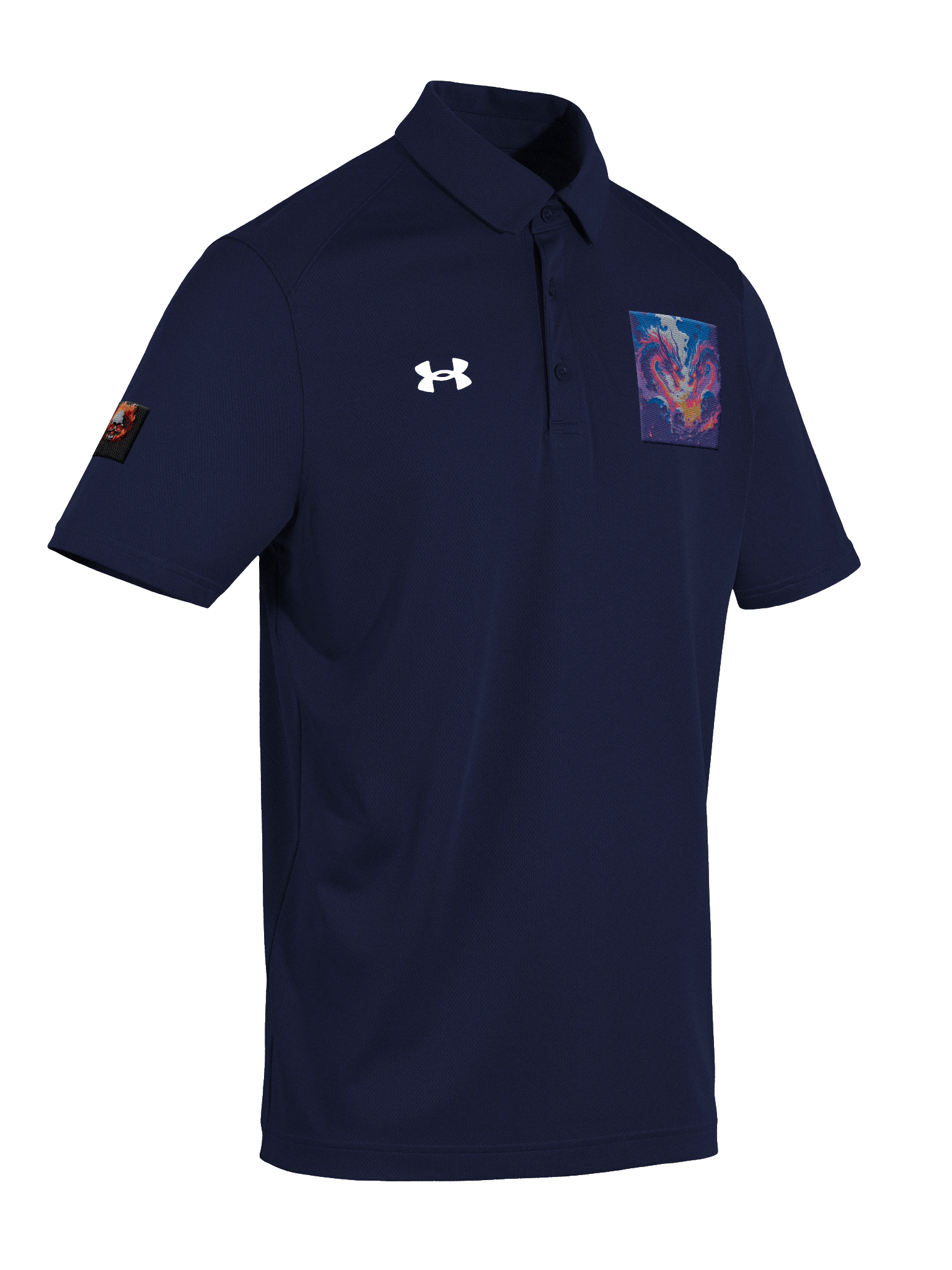 Dragon Duel Men's Polo Shirt product image (6)