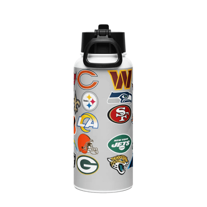 Team Logos Stainless Steel Water Bottle product image (2)