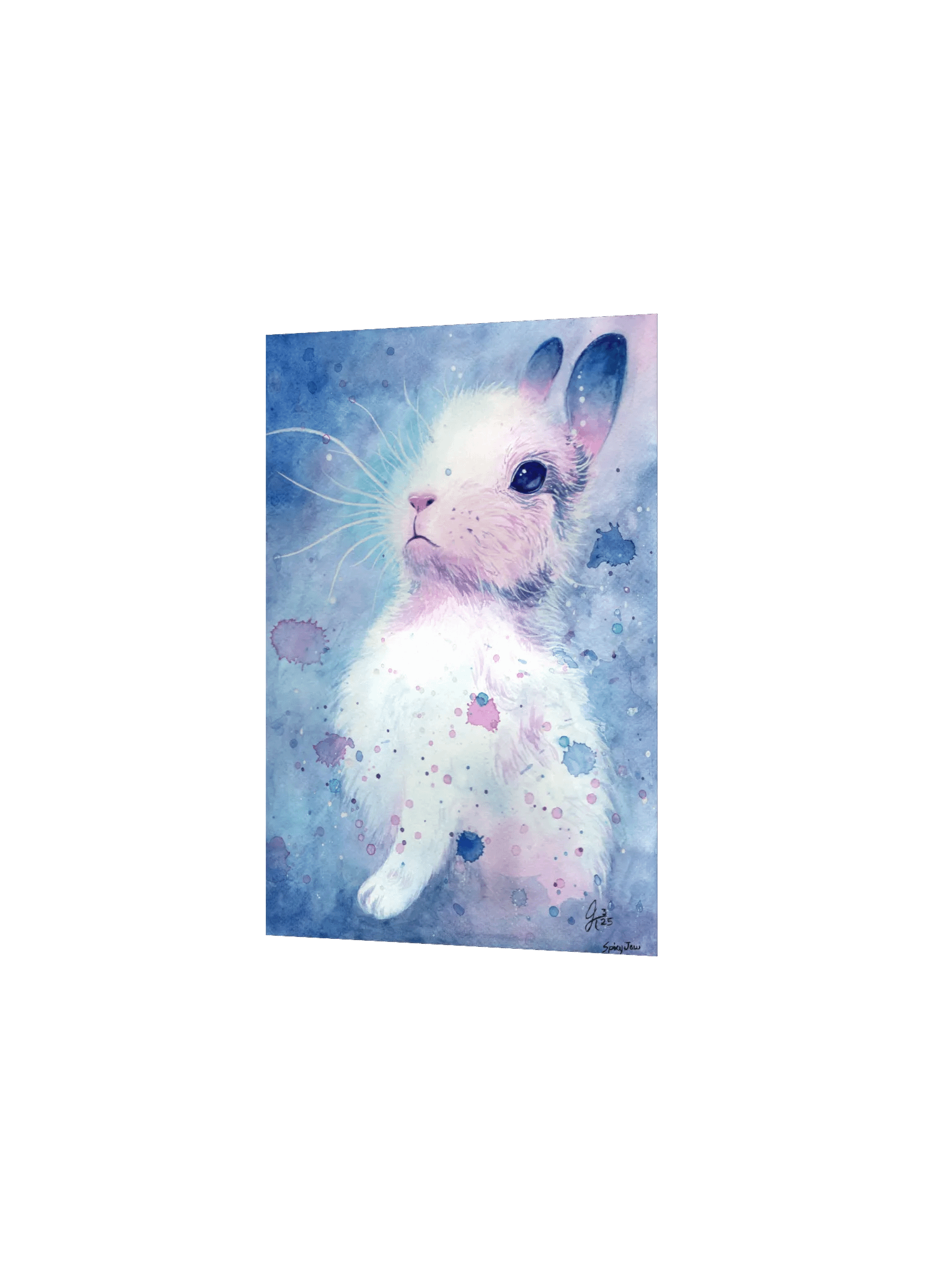 Whimsical Fluffy Bunny Poster product image (12)