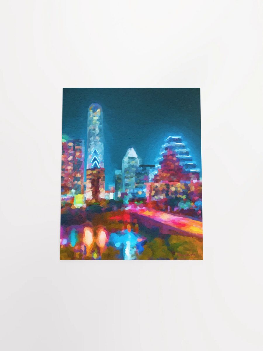 Winter Nights and City Lights (Austin, Texas) Poster product image (4)