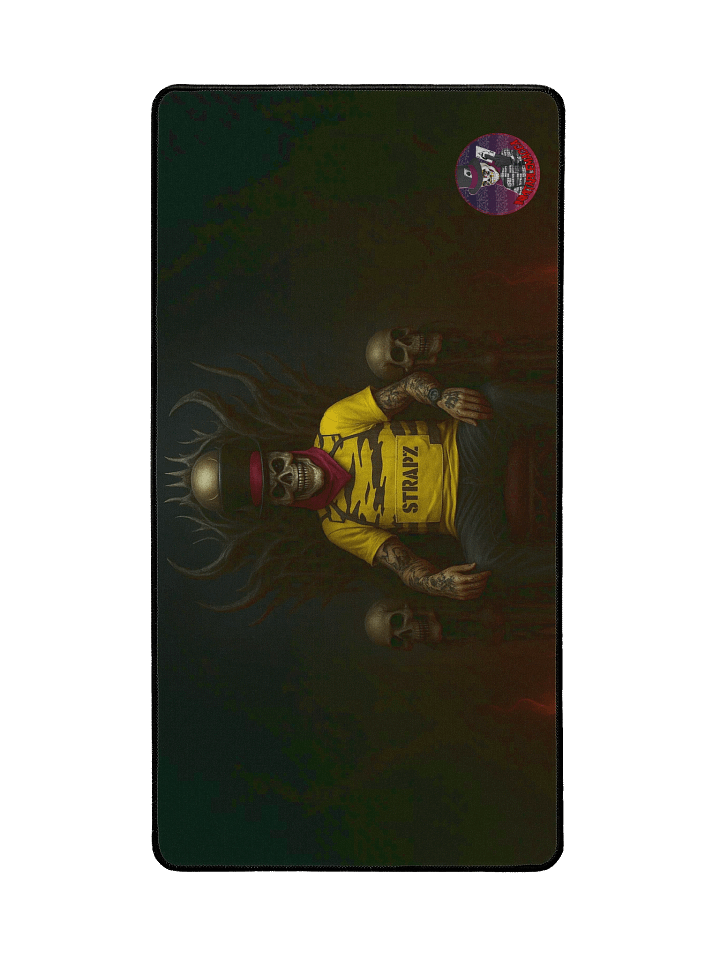 Macca on throne Gaming Desk Matt product image (2)