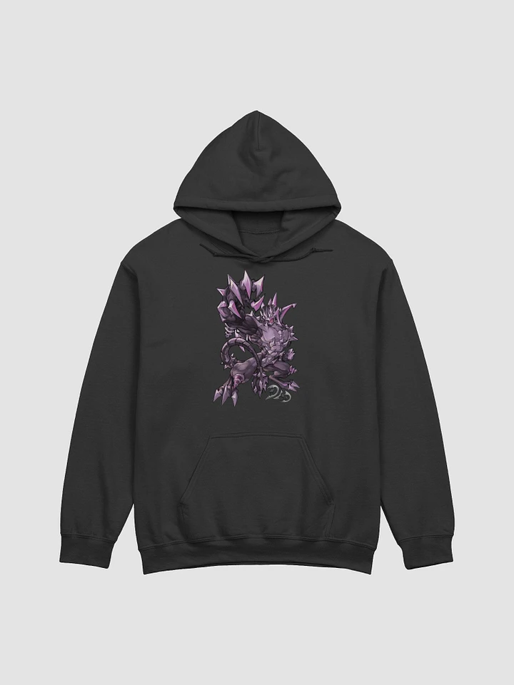 Pullover Hoodie with Purple Metal Dragon product image (1)