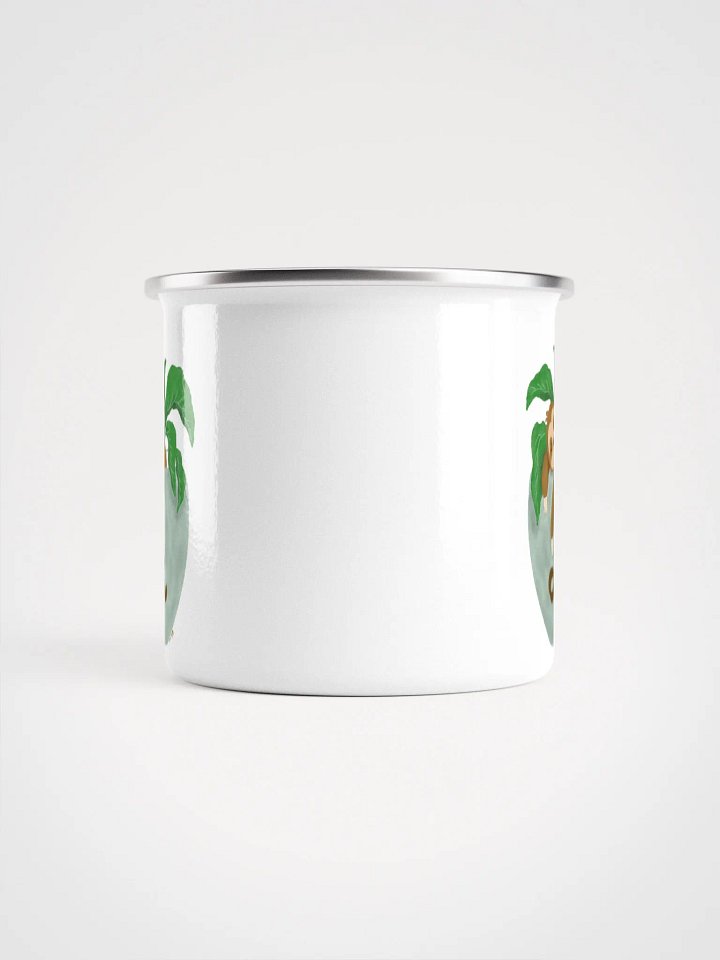 Sloth in Letter A Planter Enamel Mug product image (2)