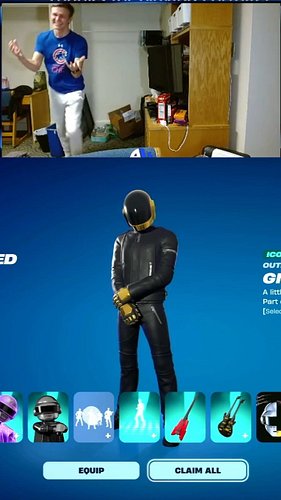 DREAMS COME TRUE!  #fortnite #gaming #daftpunk #newskin #history #dream #reels