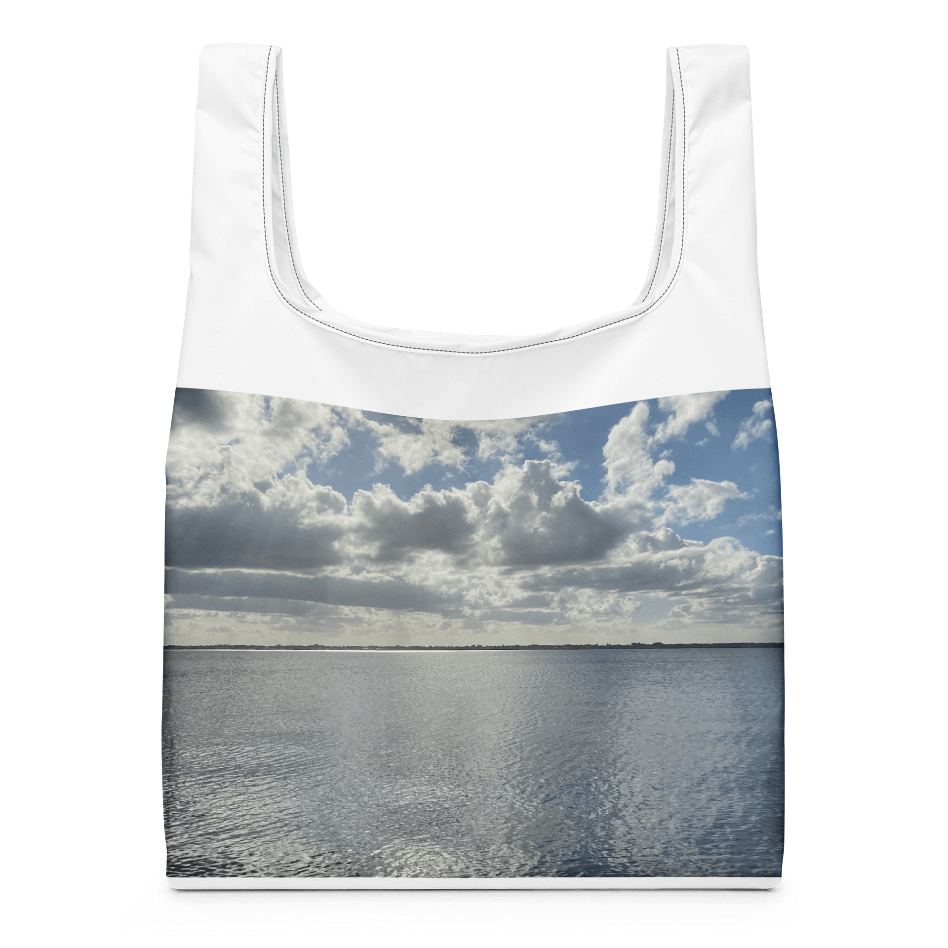 Horizon Reflections All-Over Print Shopping Bag product image (3)