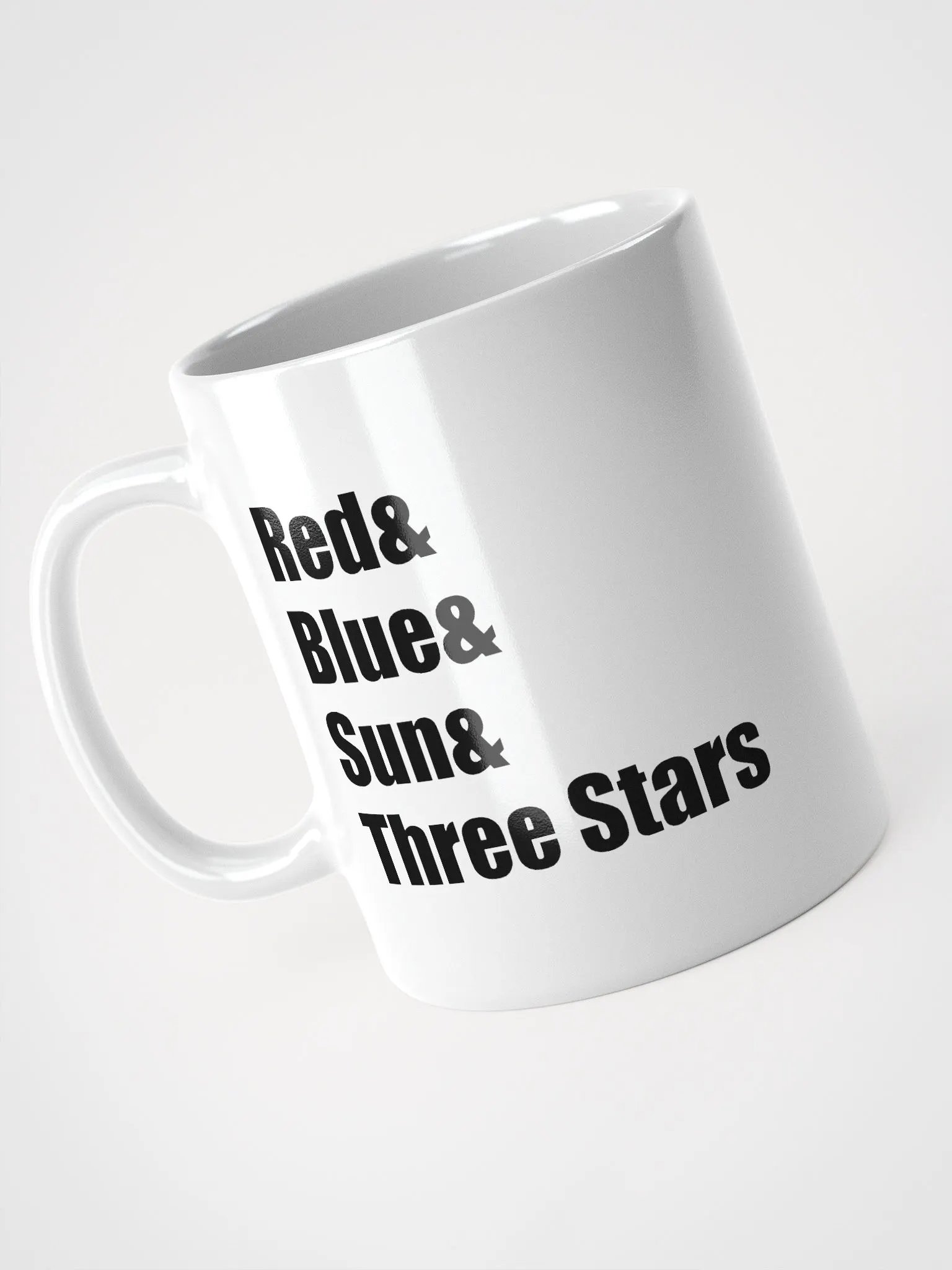 Red & Blue & Sun & Three Stars Mugs product image (7)