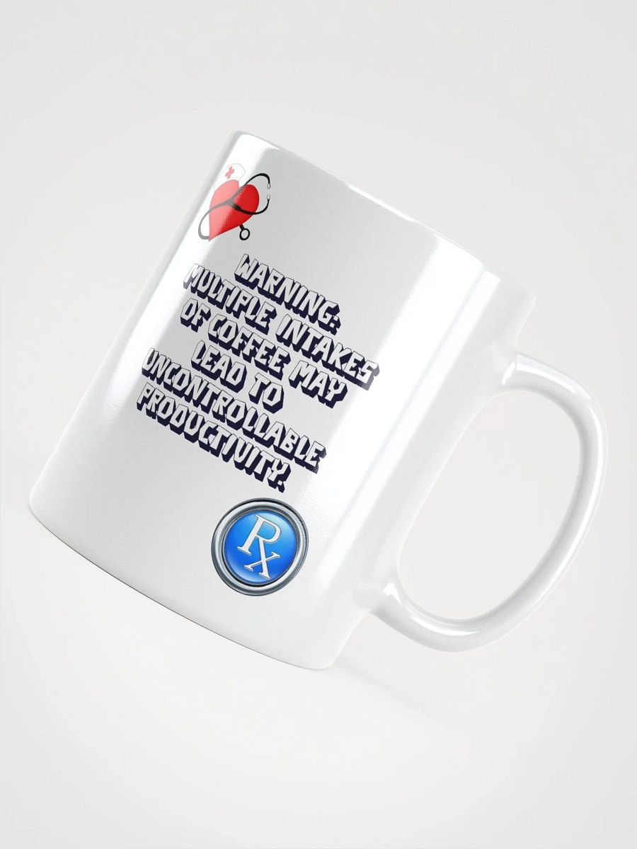 Multiple Intakes of Coffee May Lead To Productivity - Funny White Mug product image (12)