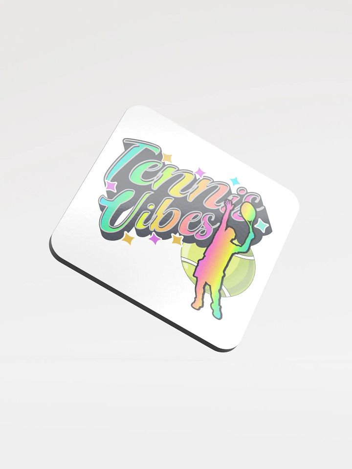 Tennis Vibes Male Neon Rainbow Coaster Set product image (1)