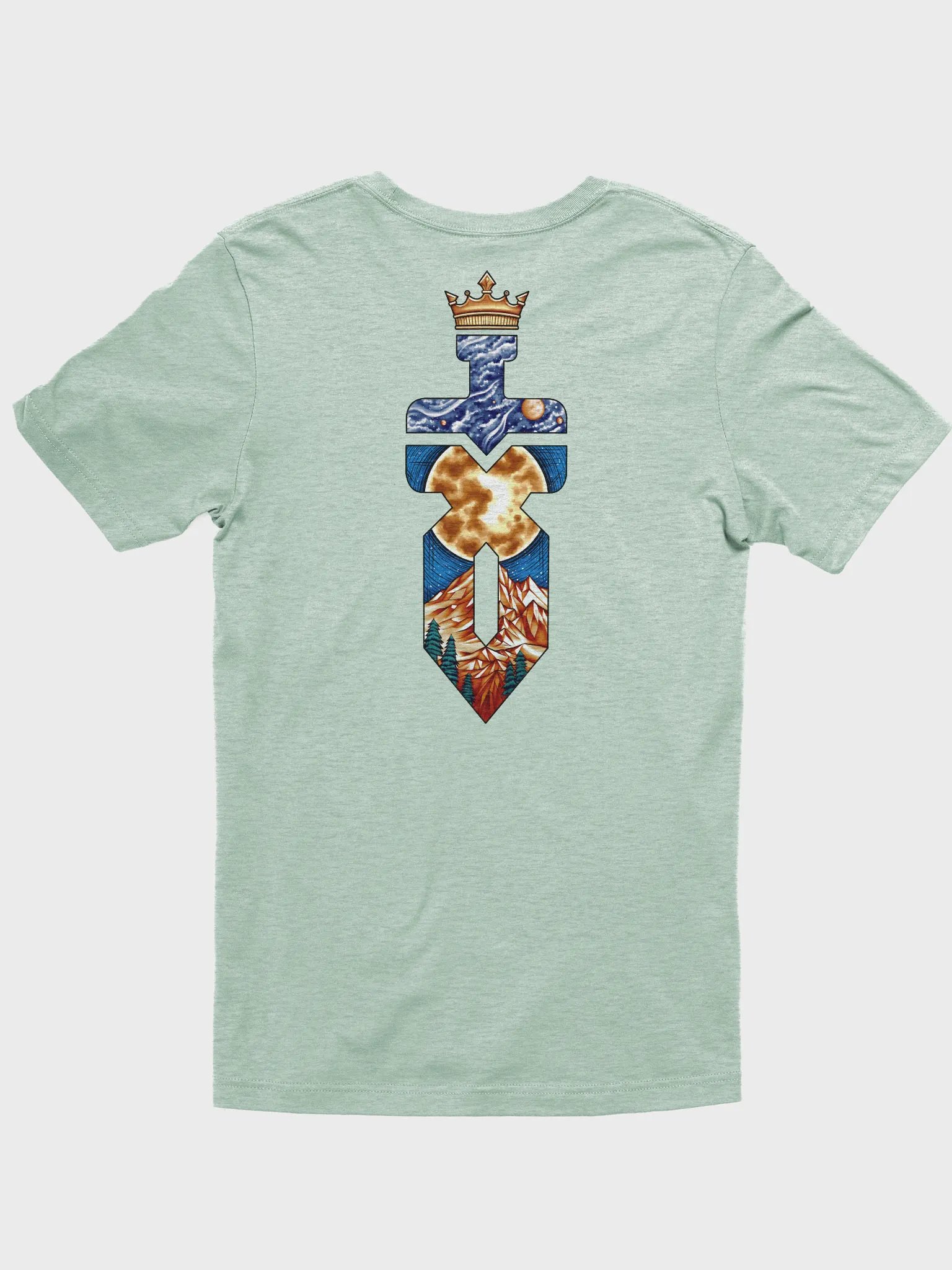 XakaCross T-shirt (Black Front/Colored Back Logo) product image (15)