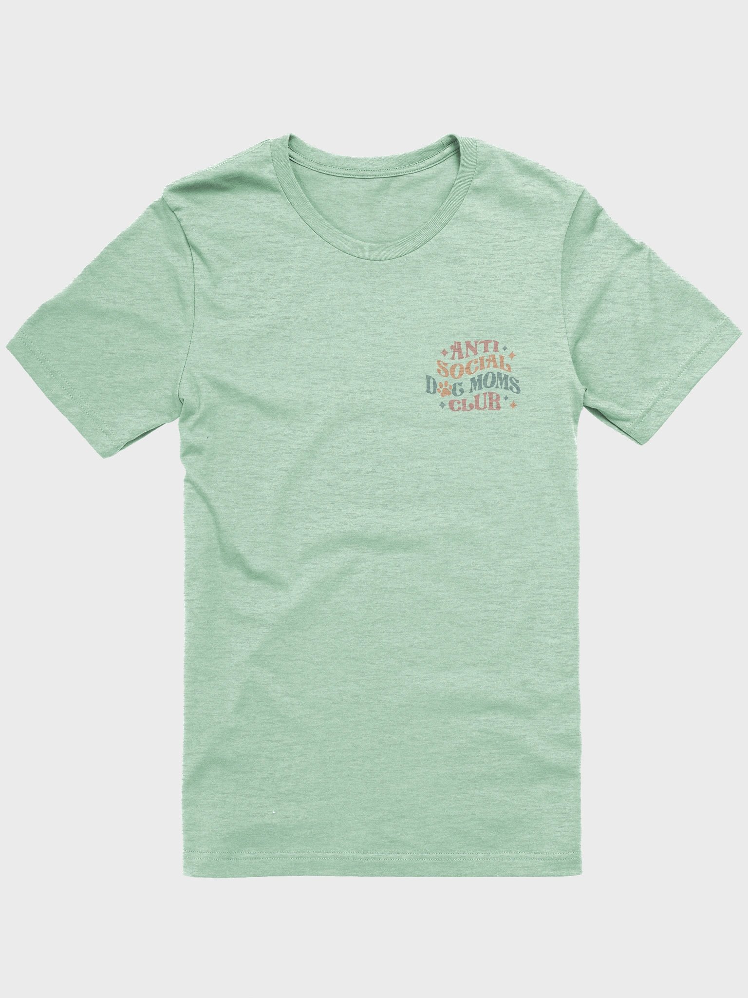 Anti Social Dog Mom Print T-Shirt product image (1)