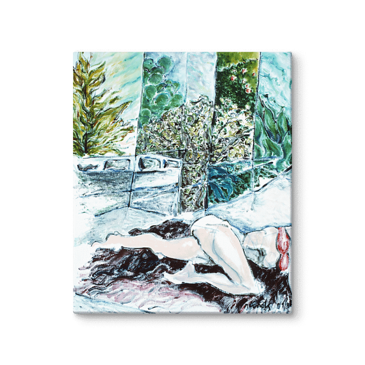 Woman in the Garden (1984) on canvas product image (2)