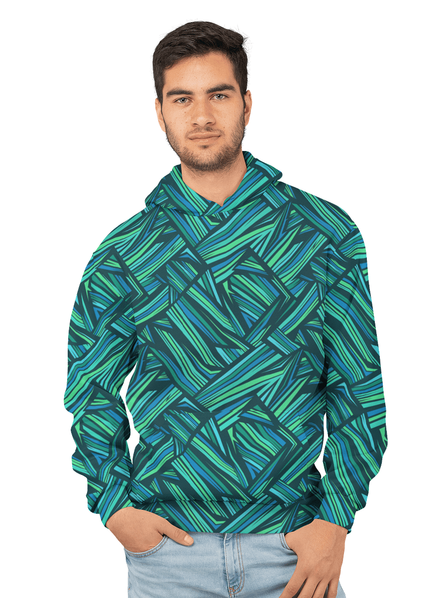 Aqua Angles | Recycled Unisex Hoodie product image (1)