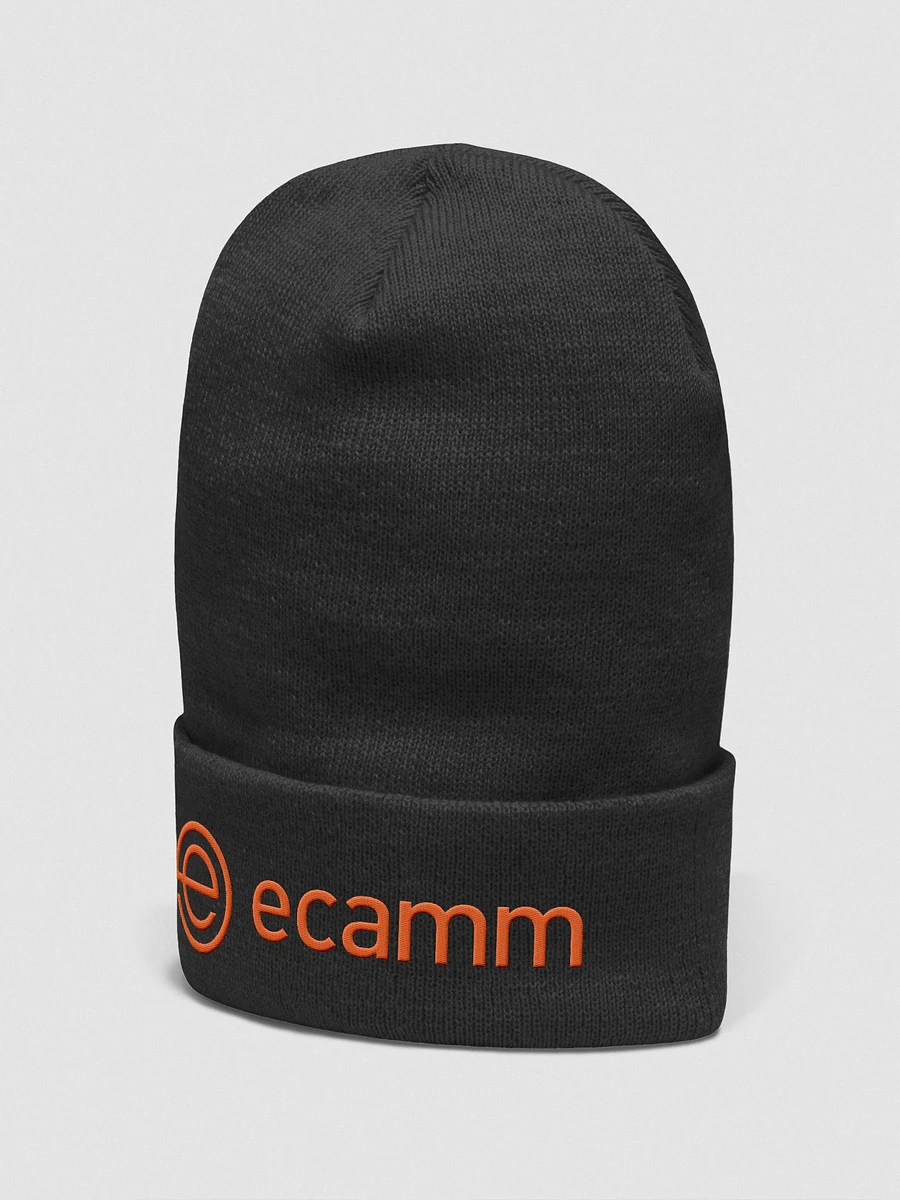 Ecamm Beanie with Orange Logo (Toque for Canadians) product image (2)