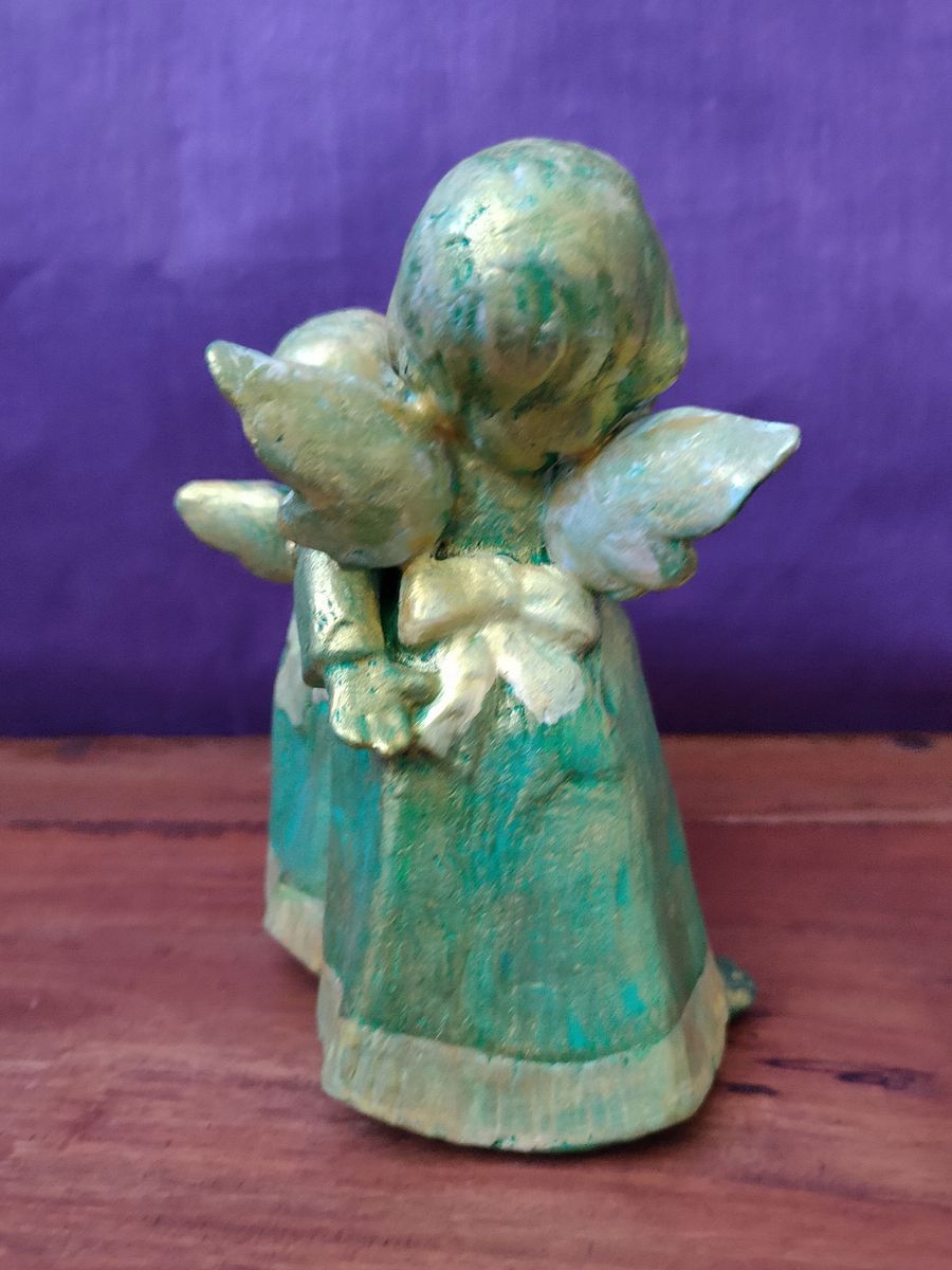 Anjo Cantor Verde Exclusivo - Presente Perfeito para Todas as Ocasiões product image (9)