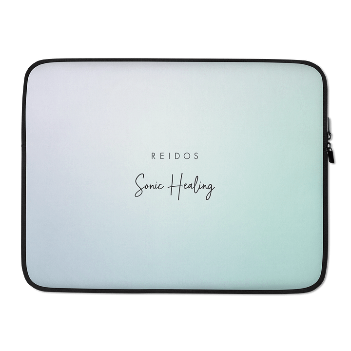 Whiteout Minimal | REIDOS Sonic Healing Laptop Sleeve product image (2)