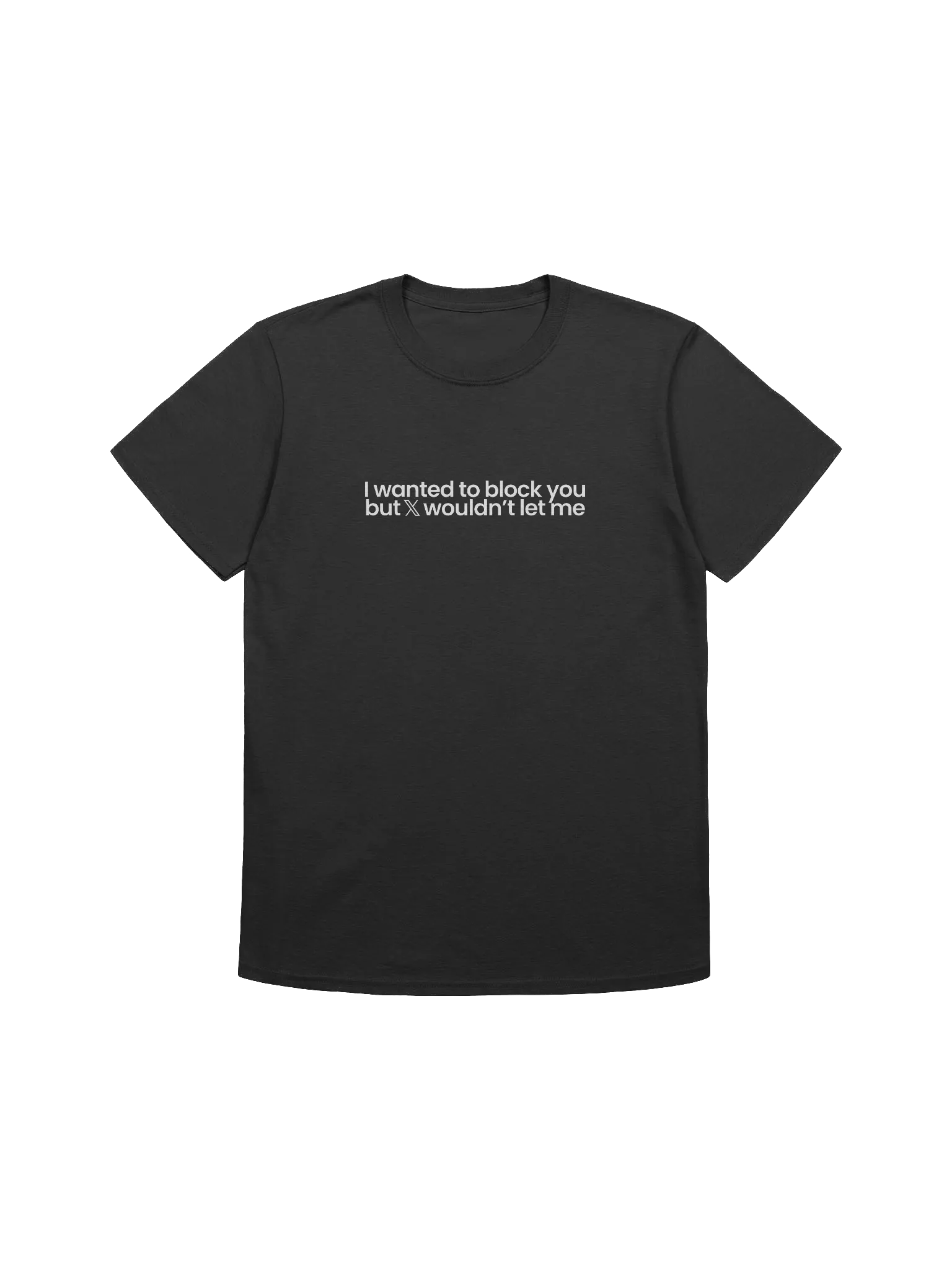 Blocked On X T-Shirt - Black product image (1)