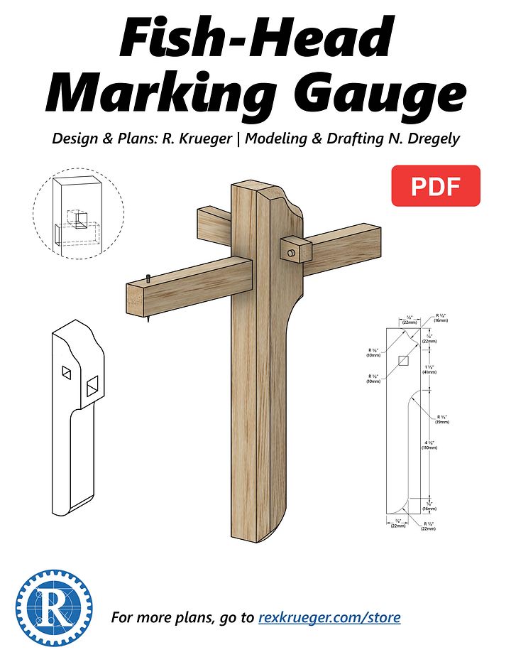 Plans: Fish-Head Marking Gauge product image (1)