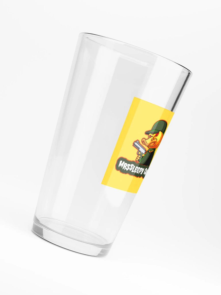 MrSleepy Gaming Angry Duck Logo Shaker Pint Glass product image (6)