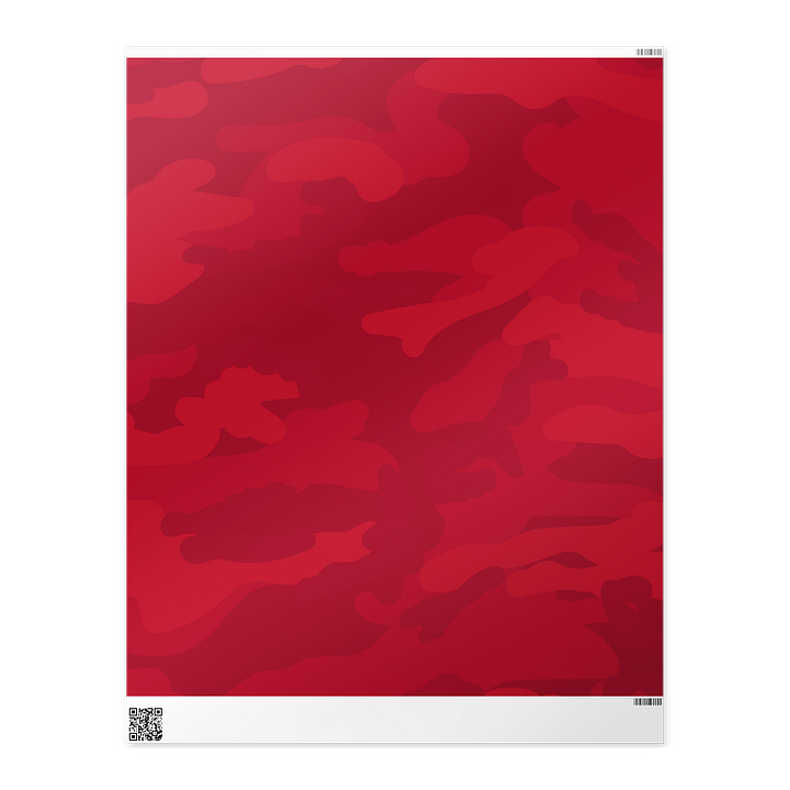 HONORUSVETS - RED WRAPPING PAPER product image (2)