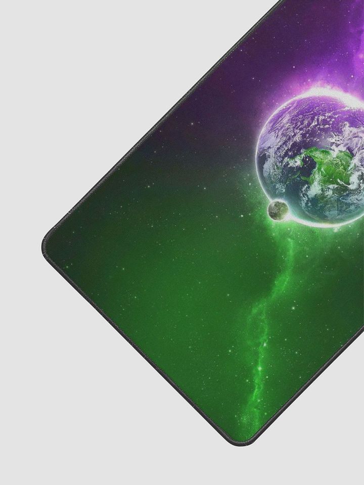 Green&Purple Space Gaming Mouse Pad XL product image (2)