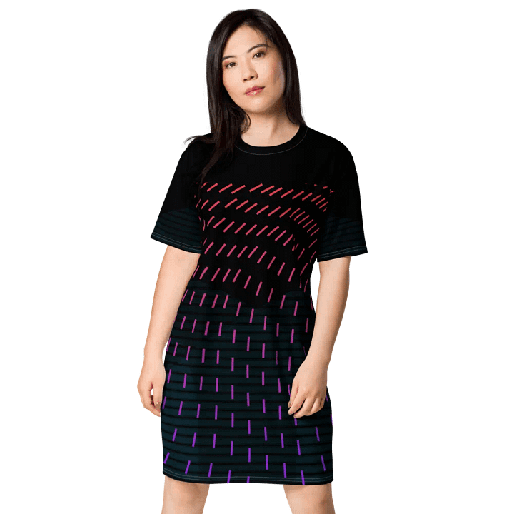 Chromatic Wave All-Over Dress product image (1)