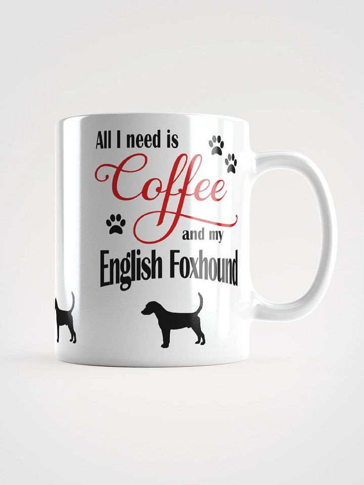 Coffee and my English Foxhound Mug product image (1)