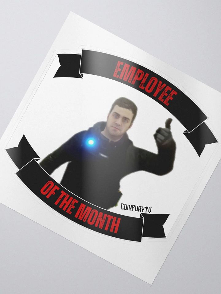 Employee of the Month: Kelvin - Sticker product image (2)