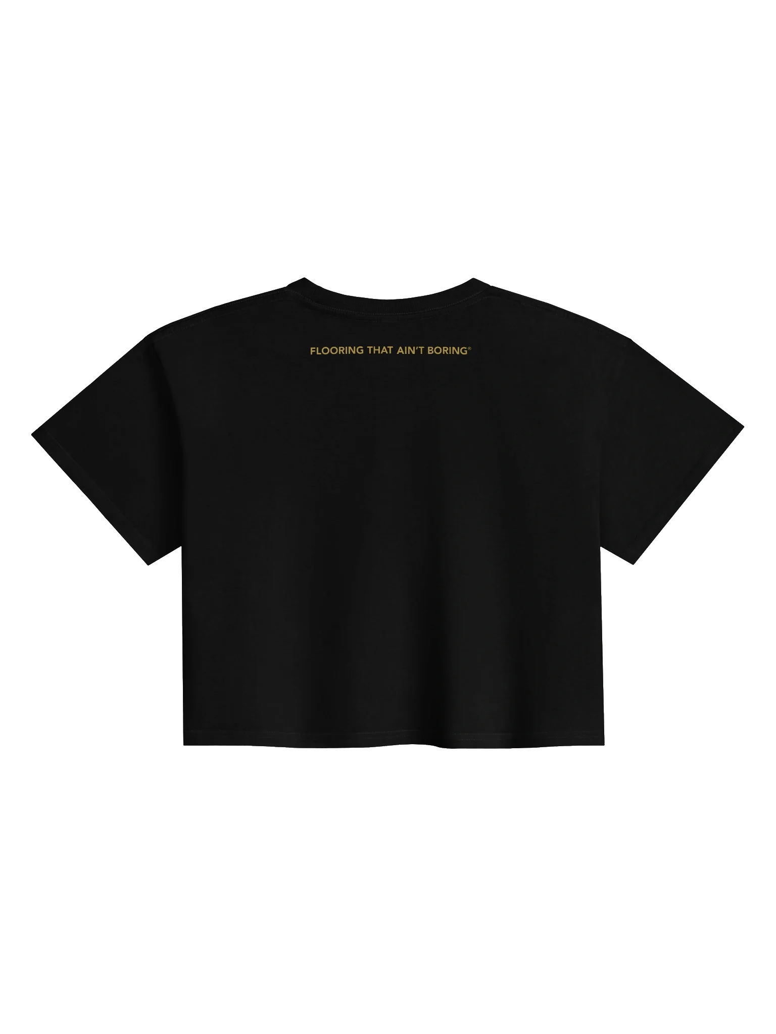 DCTUK Black Gold Crop Top product image (2)