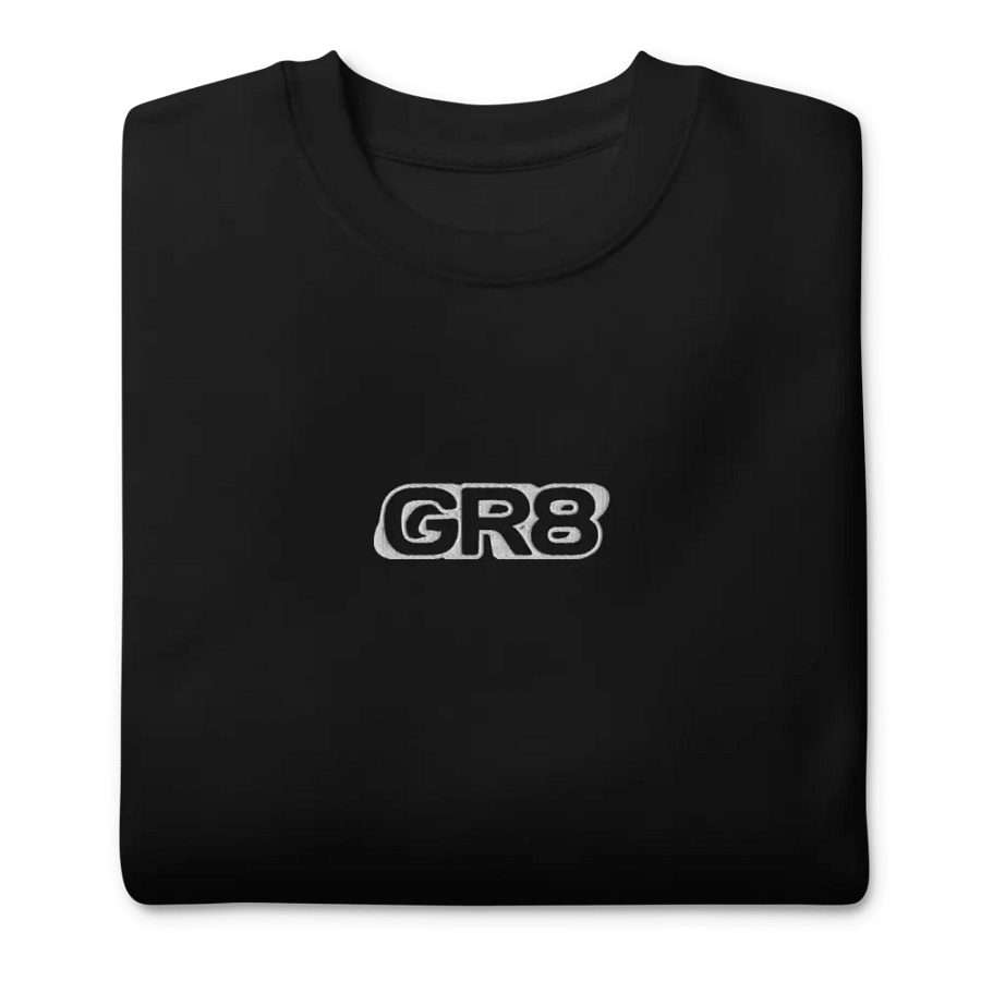 GR8 Minimal Embroidered Sweatshirt (Dark Ver.) product image (5)