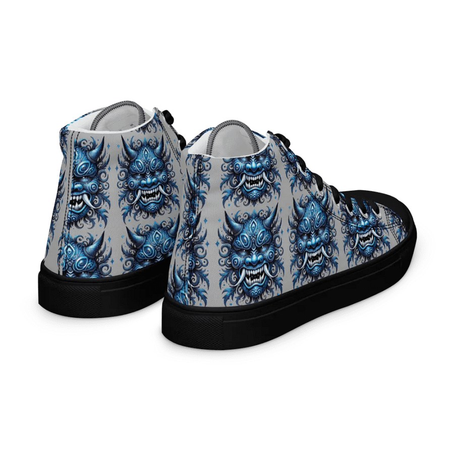 Oni Mythical Faces High Top Canvas Shoes product image (11)