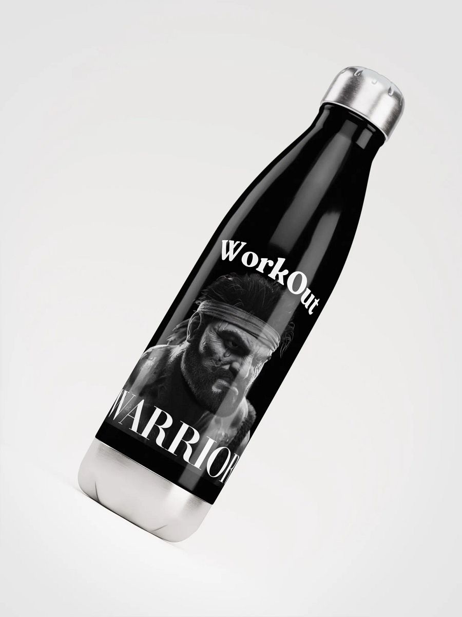WorkOut Warrior- 17 oz Stainless Steel Water Bottle for Hot or Cold Liquids with Leak-Proof Cap product image (4)