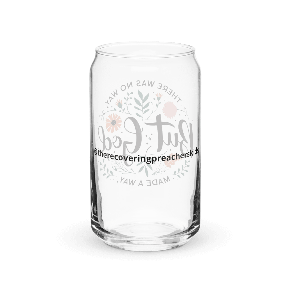 But God Can Glass Tumbler product image (2)