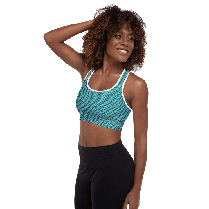 Geometric Waves Padded Sports Bra product image (1)