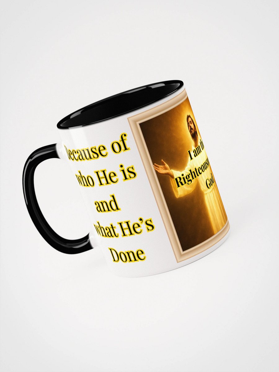 I am the Righteousness of God (Male) 2-Tone Ceramic Mug product image (3)