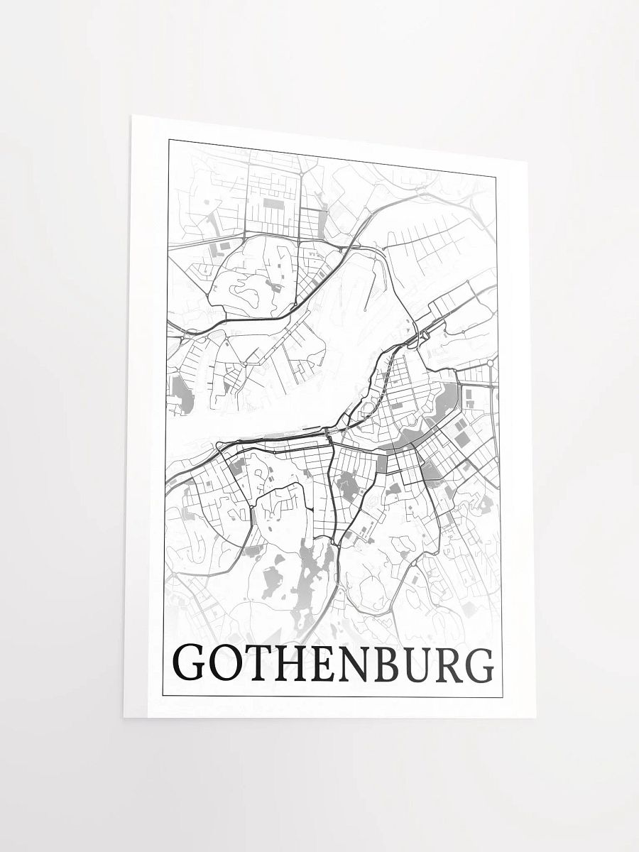 Gothenburg, Sweden, city map print product image (12)