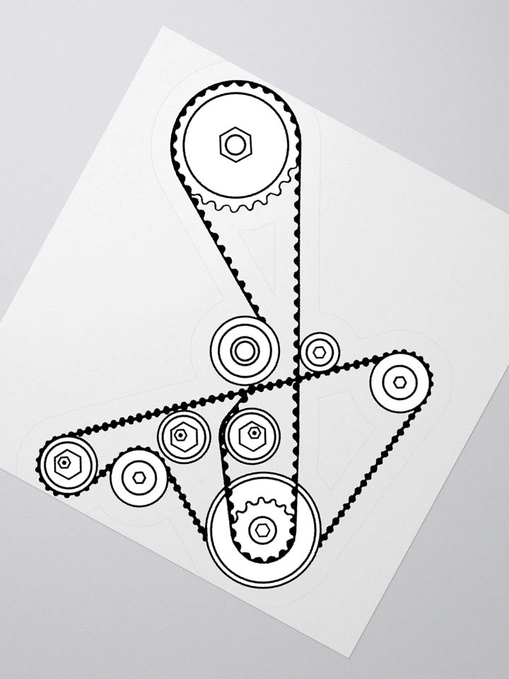 944 Timing Belt Change - Decal product image (2)