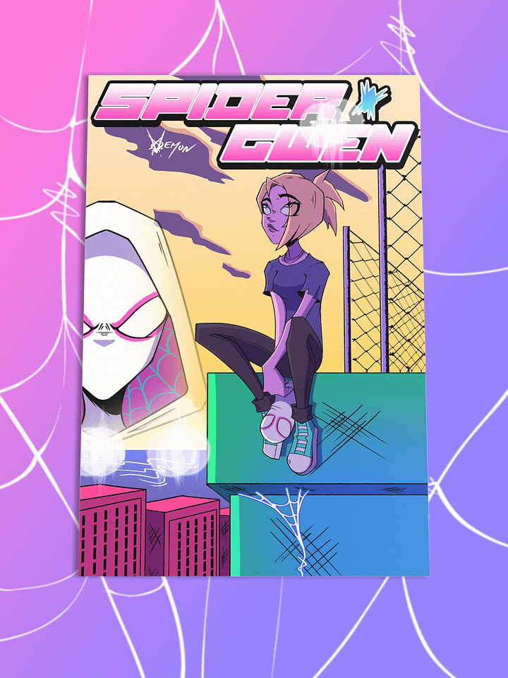 Spider-Gwen Sunset !!! Poster product image (1)