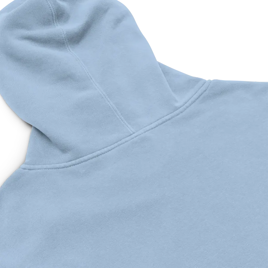 HEADPHONES ON (purple) embroidered pigment hoodie product image (9)